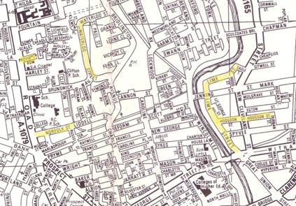 Bev Rd to river Hull overview